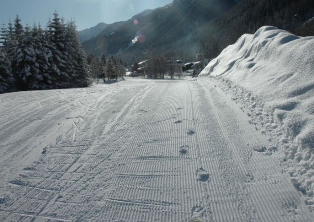 Piste battute